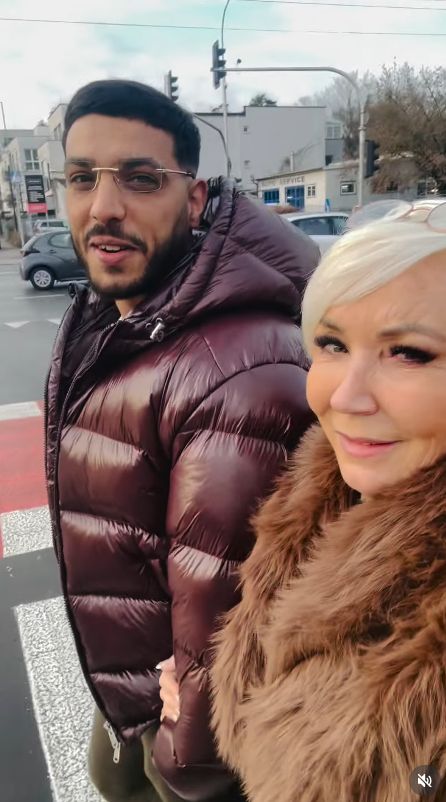 Anna Stasiukiewicz z mężem