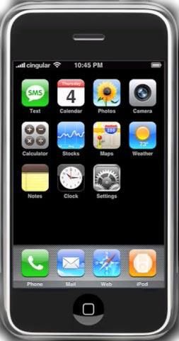 Telefon z jabłkiem czyli iPhone firmy APPLE. 1