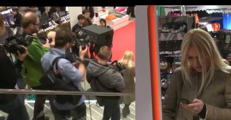 Monika Olejnik ucieka przed paparazzi... (WIDEO)