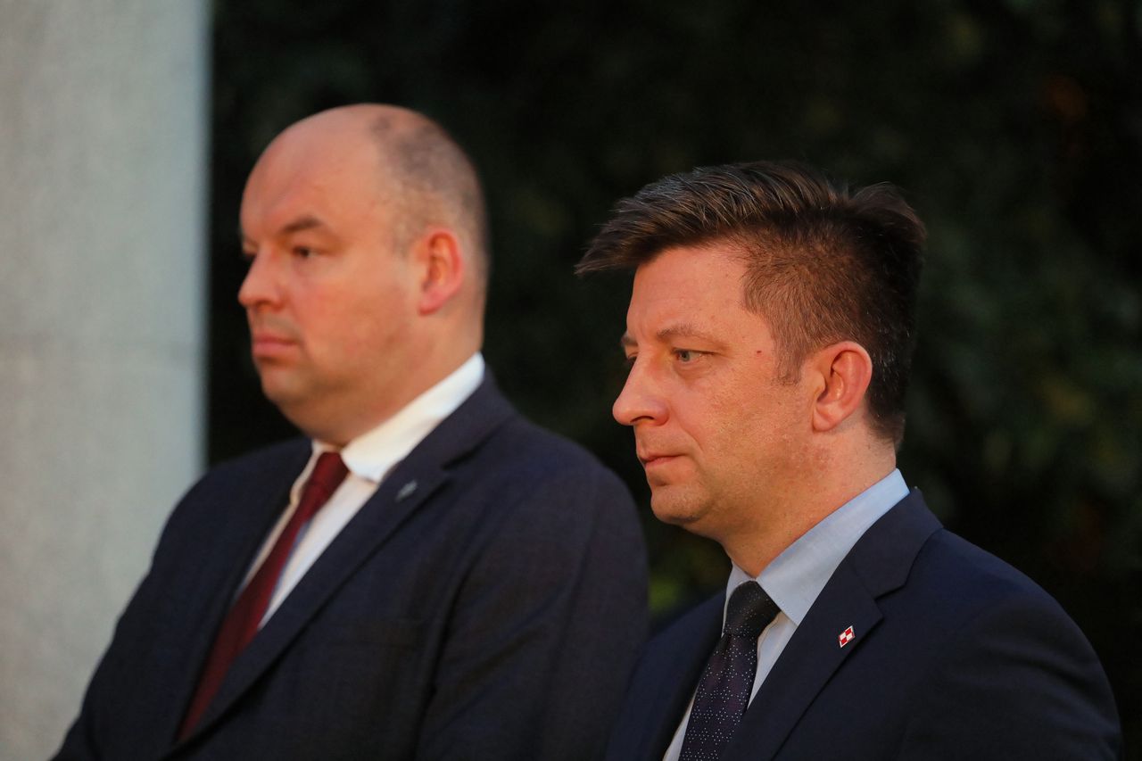 Michał Dworczyk (P) oraz Jan Dziedziczak (L) 