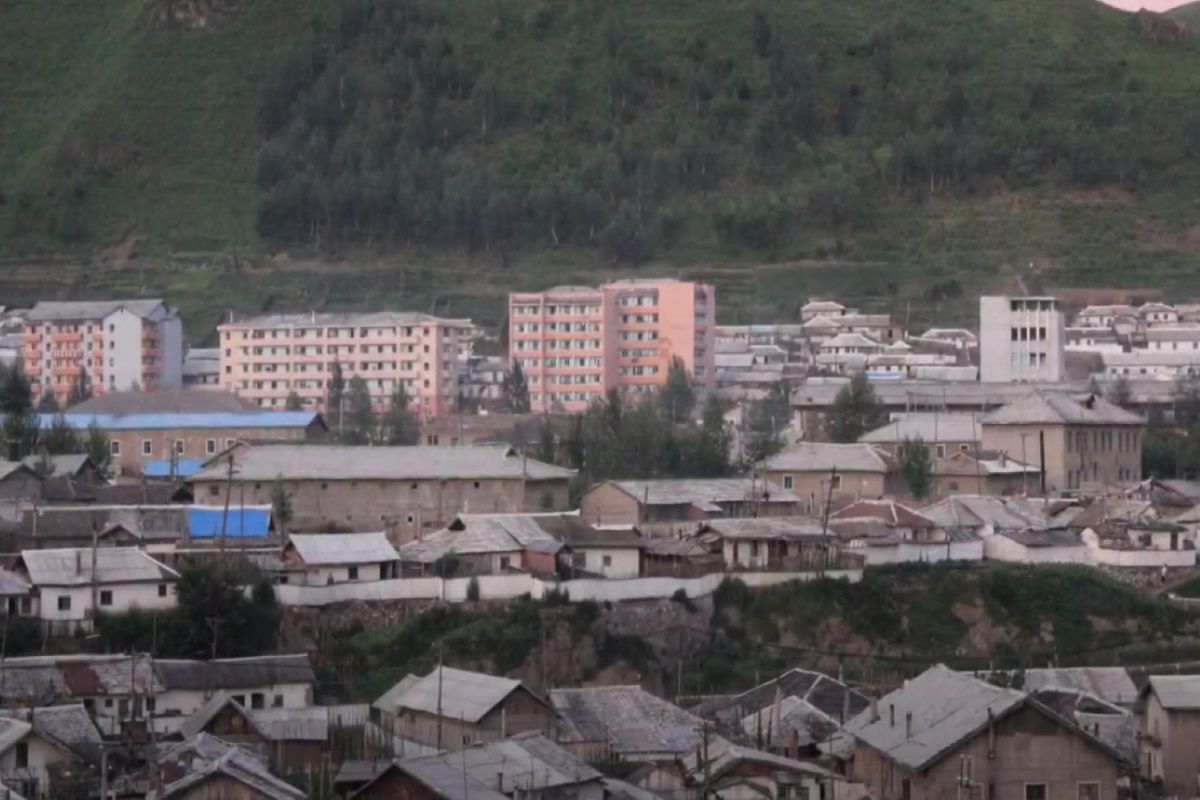 Miasto Hyesan w Korei Północnej