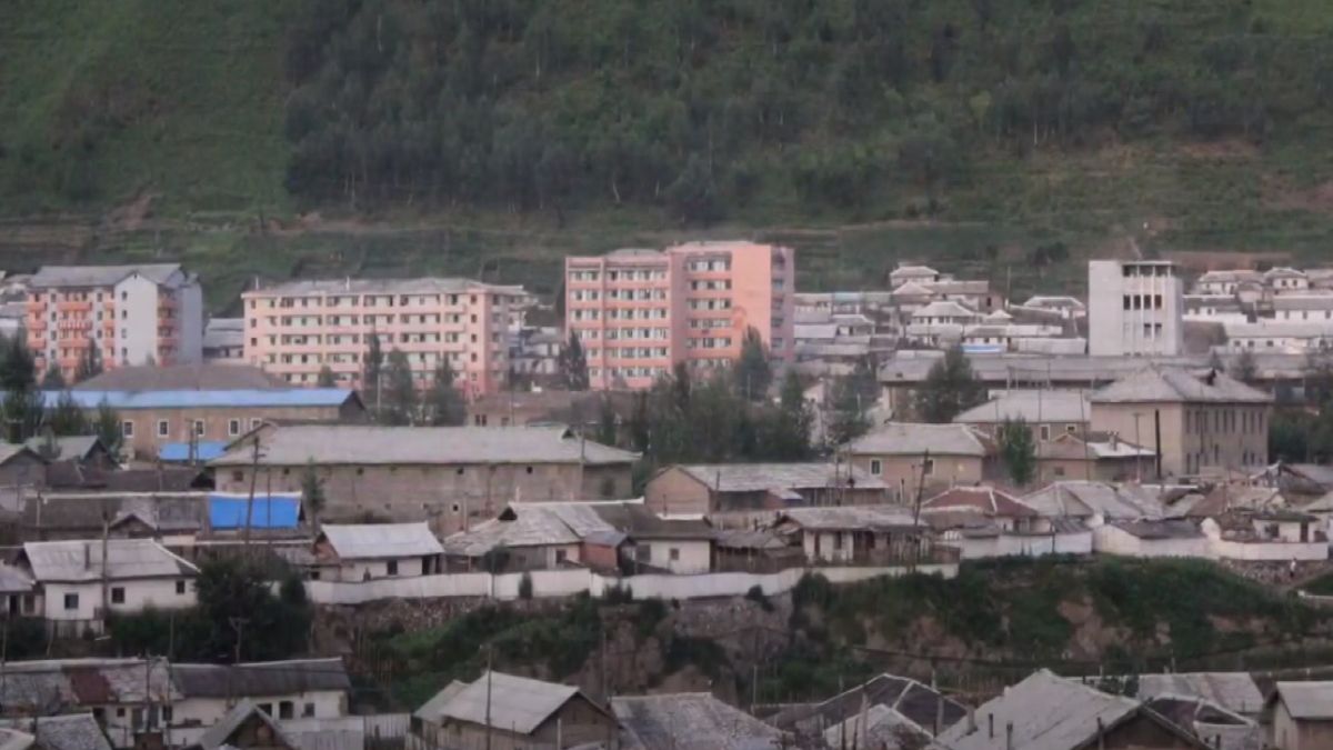 Miasto Hyesan w Korei Północnej