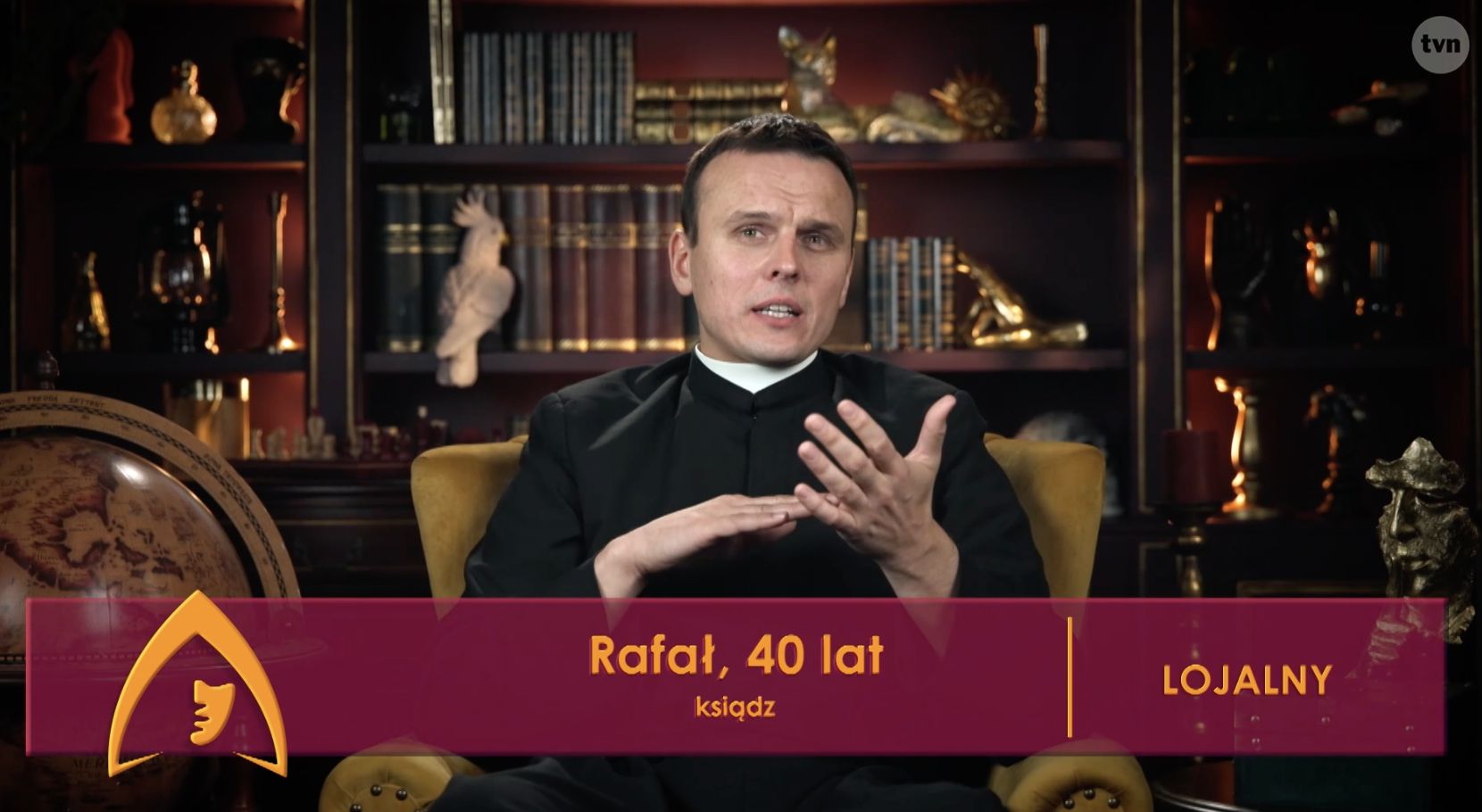 Ksiądz Rafał w "The Traitors. Zdrajcy"