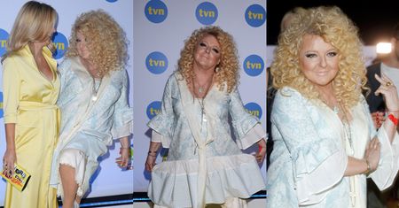 Magda Gessler pozuje na ramówce TVN-u (ZDJĘCIA)