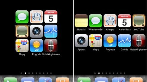 Szybkie zarządzanie ułożeniem ikon w iPhonie 1