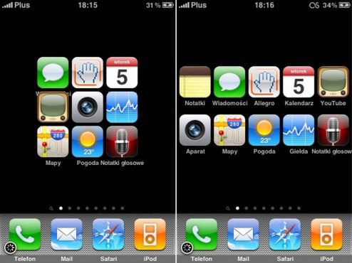 Szybkie zarządzanie ułożeniem ikon w iPhonie