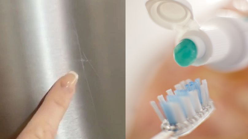 Zadrapania na lodówce