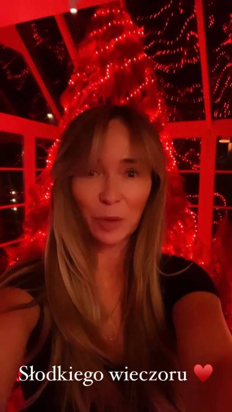 Joanna Przetakiewicz chwali się wystrojem wigilijnego stołu