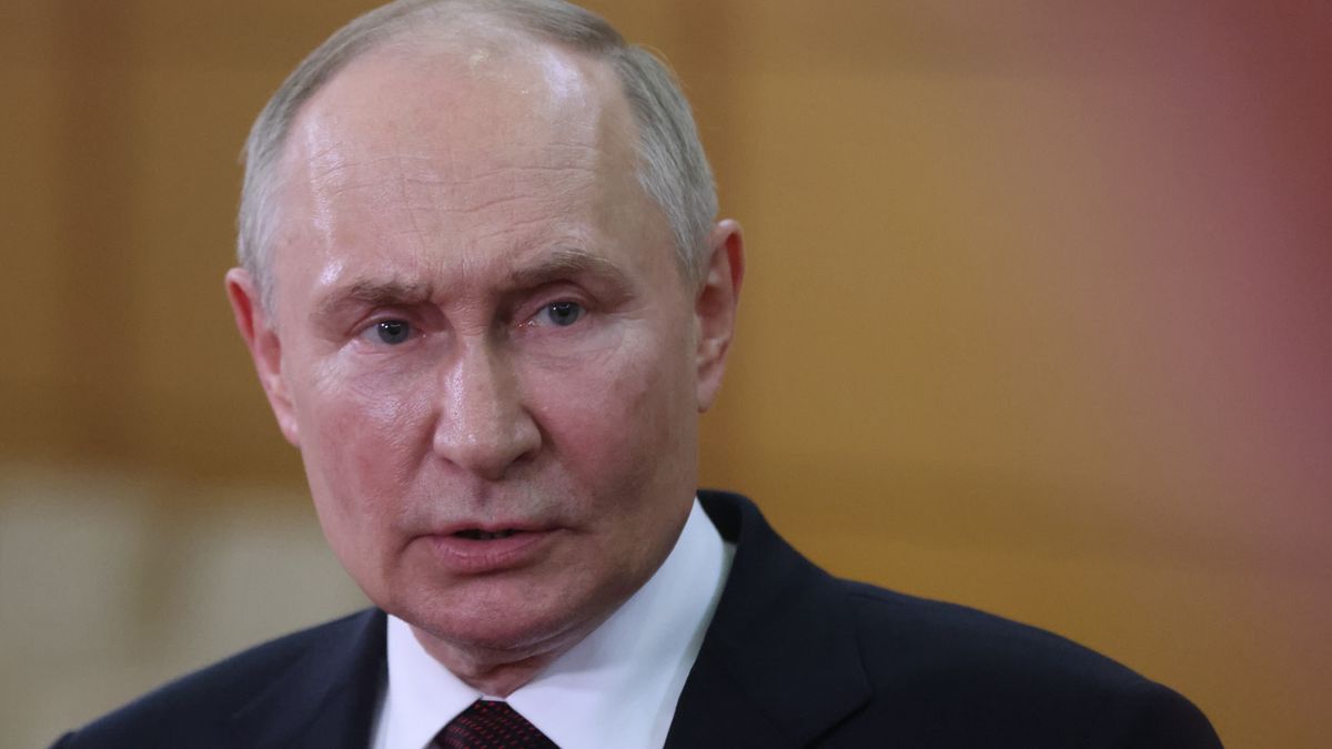 HANOI, VIETNAM - JUNE 20 (RUSSIA OUT) Russian President Vladimir Putin speaks during his press conference after Russian-Vietnamese talks, june 20, 2024, in Moscow, Russia. Vladimir Putin is on a two-day visit to Vietnam. (Photo by Contributor/Getty Images)