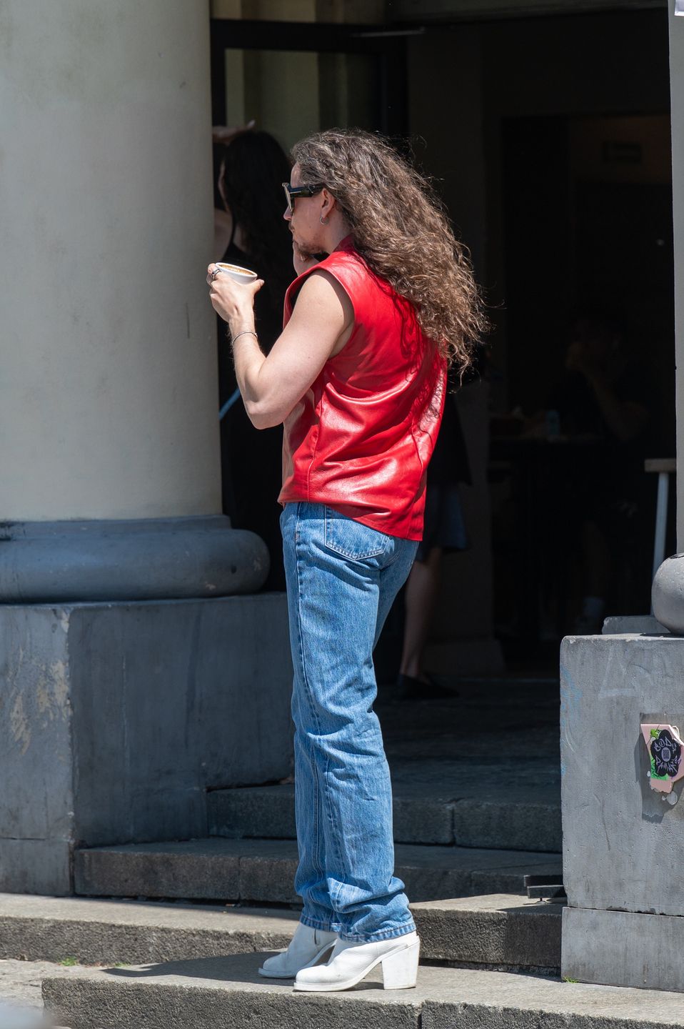 Michał Szpak "przyłapany" na mieście