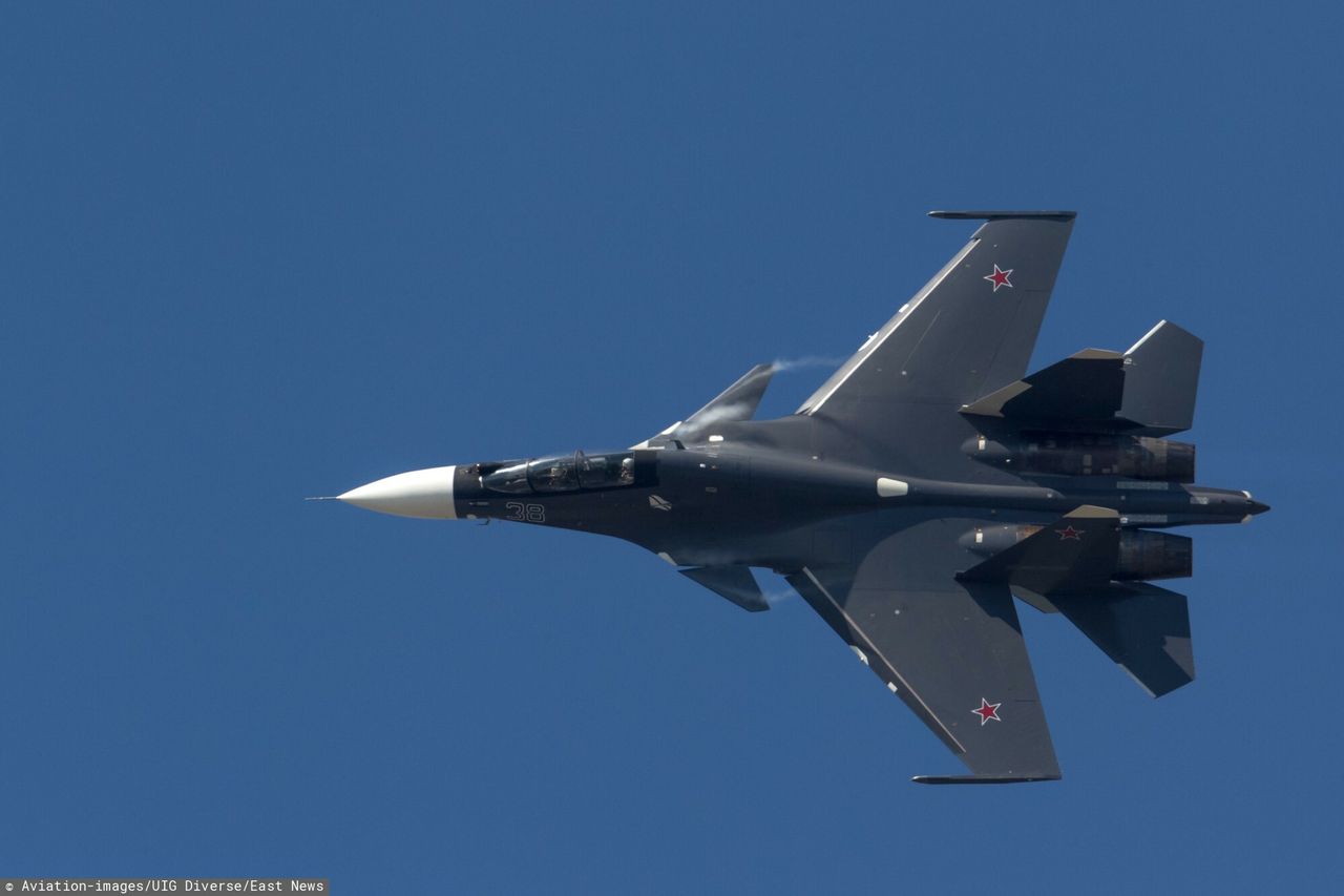 Su-30SM in flight