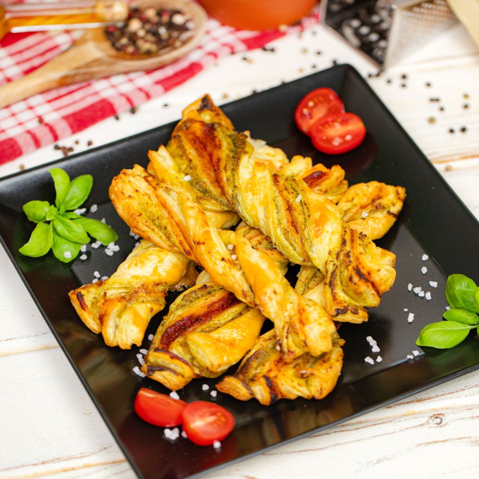 Paluchy z pesto wyglądają wyjątkowo apetycznie