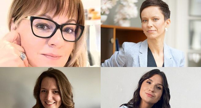 Aneta Szerszeniewska, Irmina Dzyr-Rainka, Weronika Lewandowska i Jagoda Satkiewicz w 38Content Communication