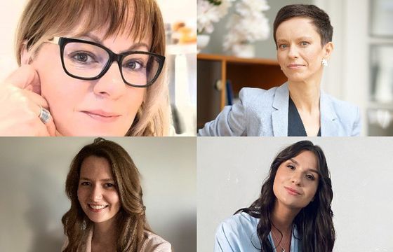 Aneta Szerszeniewska, Irmina Dzyr-Rainka, Weronika Lewandowska i Jagoda Satkiewicz w 38Content Communication