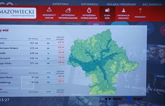 Portal TVP GO z serwisem wojewodów w MUX-5 naziemnej telewizji cyfrowej