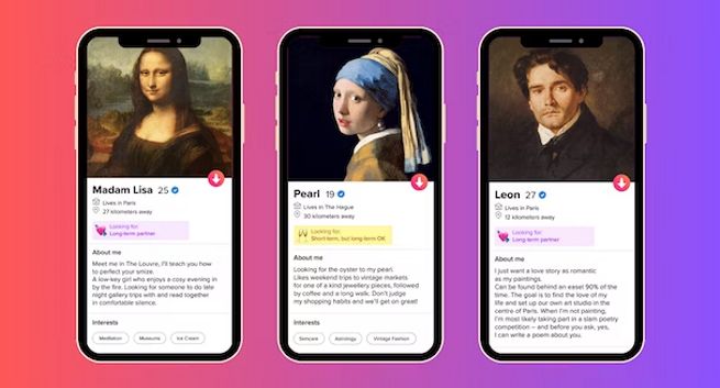 Mona Lisa na Tinderze. Nowa kampania znanej aplikacji