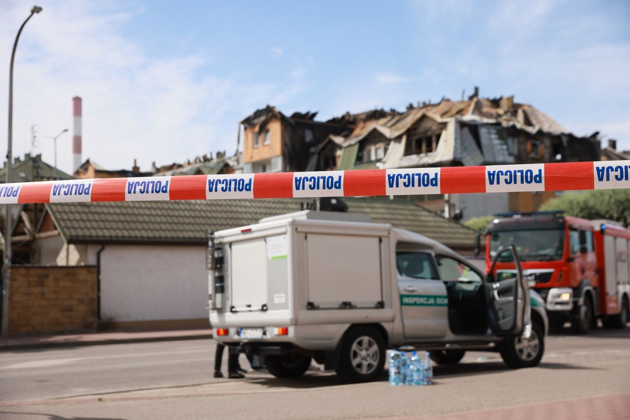 "Kłamstwo". Policja reaguje na wyznania pogorzelców z Ząbek
