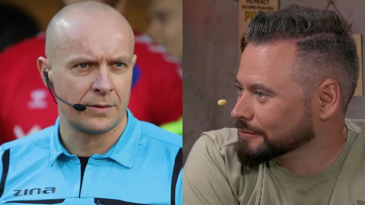 Na zdjęciu: Szymon Marciniak i Krzysztof Stanowski