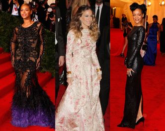 Beyonce, Parker i Rihanna w szykownych sukniach (FOTO)