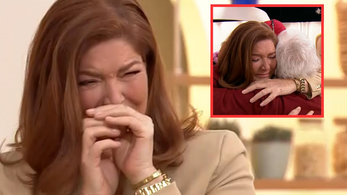 Mama Katarzyny Dowbor odwiedziła ją w studiu TVP