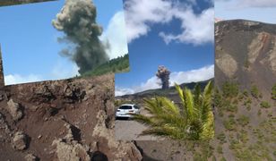 Wybuchł wulkan na kanaryjskiej wyspie La Palma. Imponujące nagrania