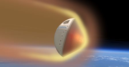 Nagranie wejścia w ziemską atmosferę. Kapsuła W-1 zarejestrowała podróż powrotną na Ziemię