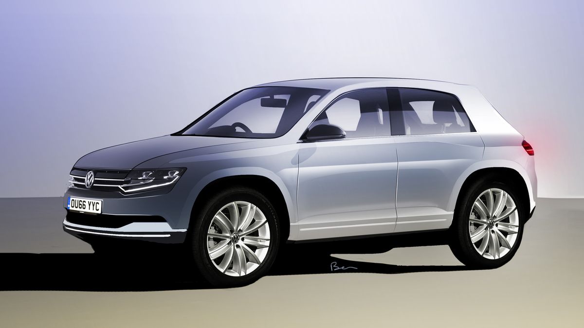 SUV na bazie VW Polo - nieoficjalna wizualizacja (źródło: Autocar)