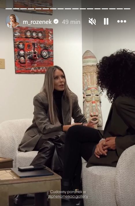 Omenaa Mensah i Małgorzata Rozenek