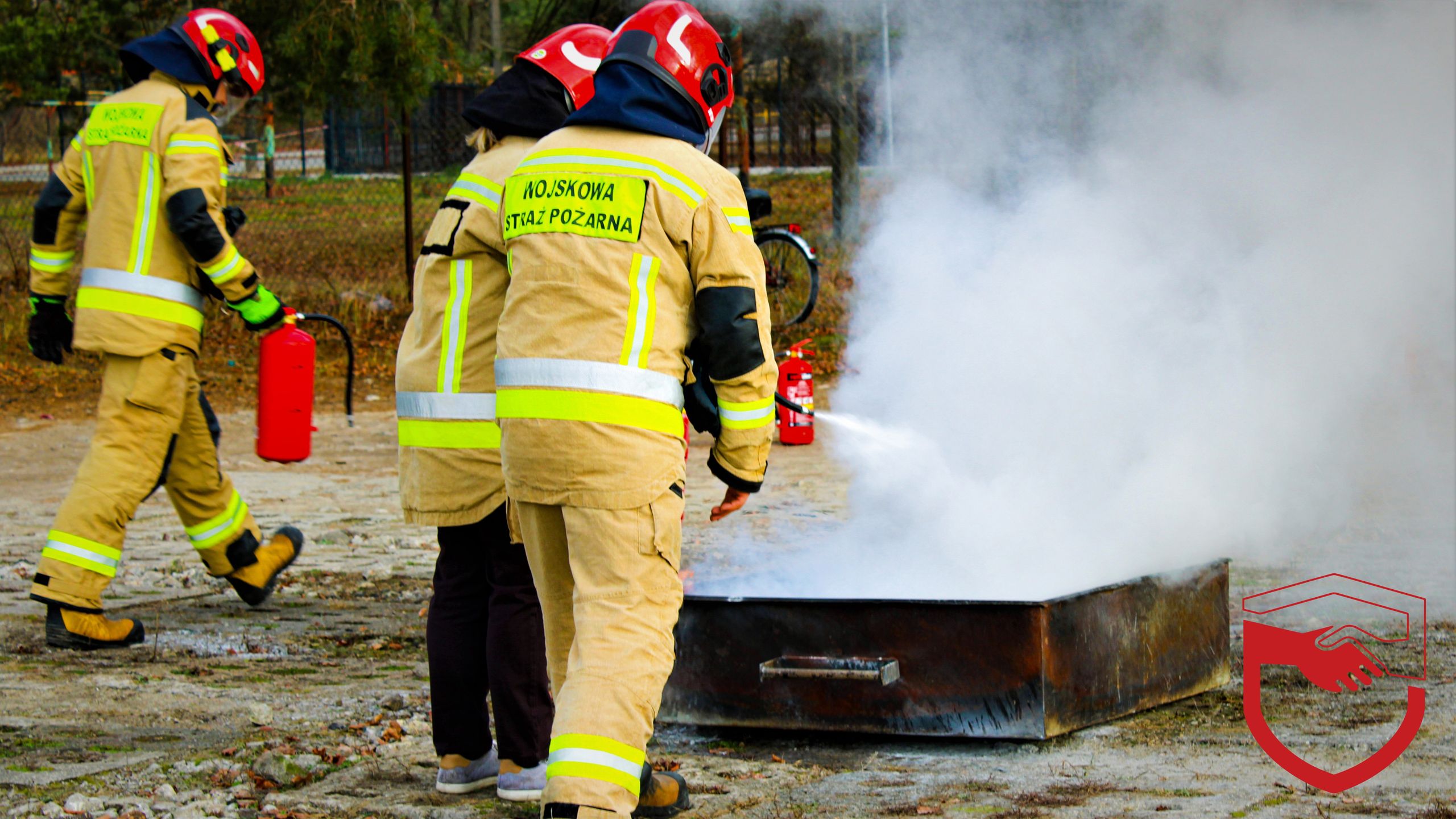 Zajęcia z gaszenia pożaru i reagnowania