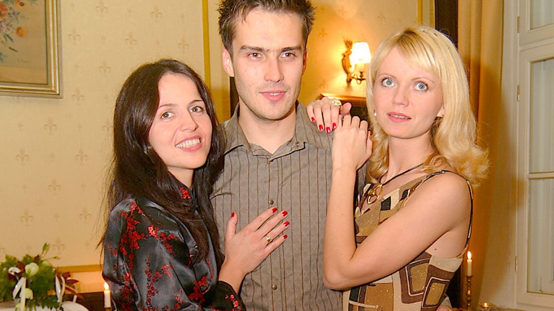 Olga Borys na planie "Lokatorów"