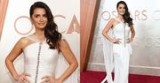 Oscary 2025. Zachwycająca Penélope Cruz olśniewa na ściance w białej kreacji z trenem