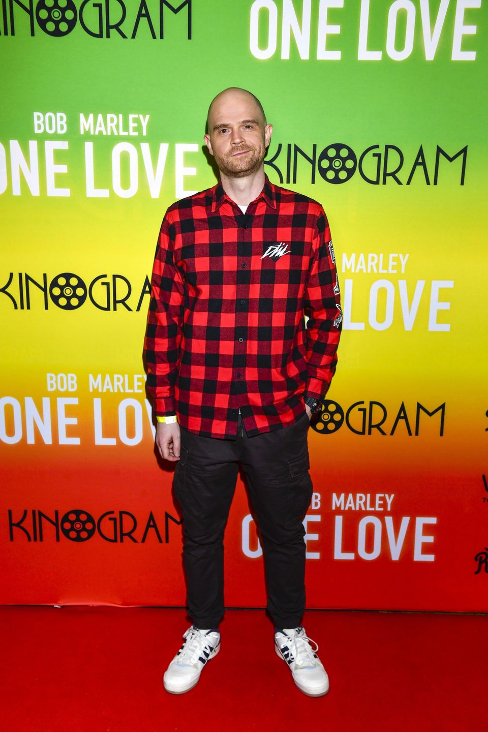 Filip Antonowicz na premierze filmu "Bob Marley: One Love" 