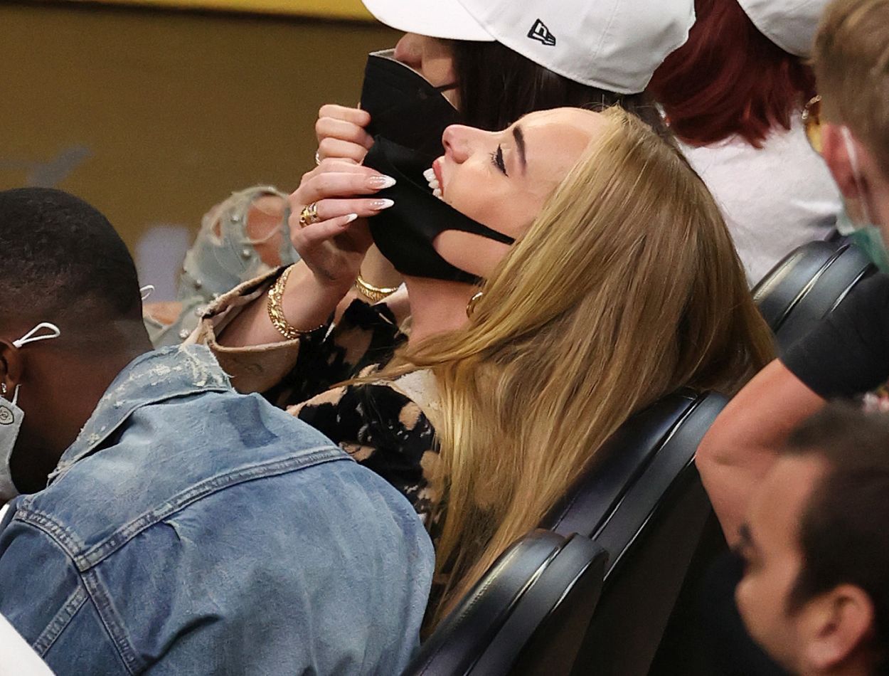 Adele na meczu NBA