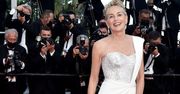 Sharon Stone zadała szyku w białej sukni w Cannes. Wyglądała jak bogini