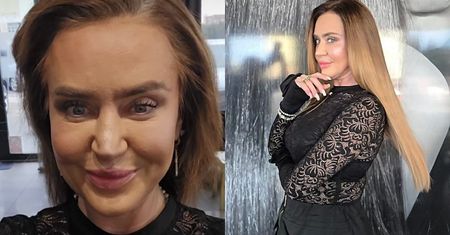 Agnieszka Kotońska pokazała się BEZ DOCZEPÓW, a potem... ZNÓW przedłużyła włosy (FOTO)