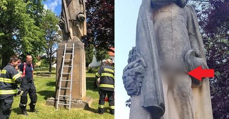Osy zbudowały gniazdo. Przechodnie zakrywali dzieciom oczy
