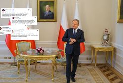 Nawrocki przyszedł później, Tusk czekał. Internet komentuje