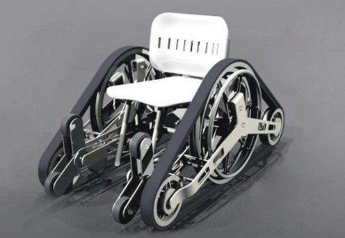 Wózek inwalidzki niczym czołg podczas Blitzkriegu