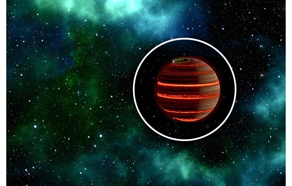 Zbłąkana planeta. Zorze podgrzewają jej atmosferę