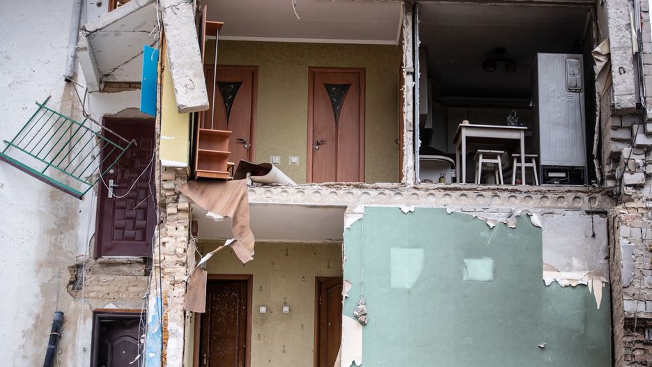 Zdjęcie  z Borodzianki. Tak wygląda miasto po rosyjskiej inwazji 