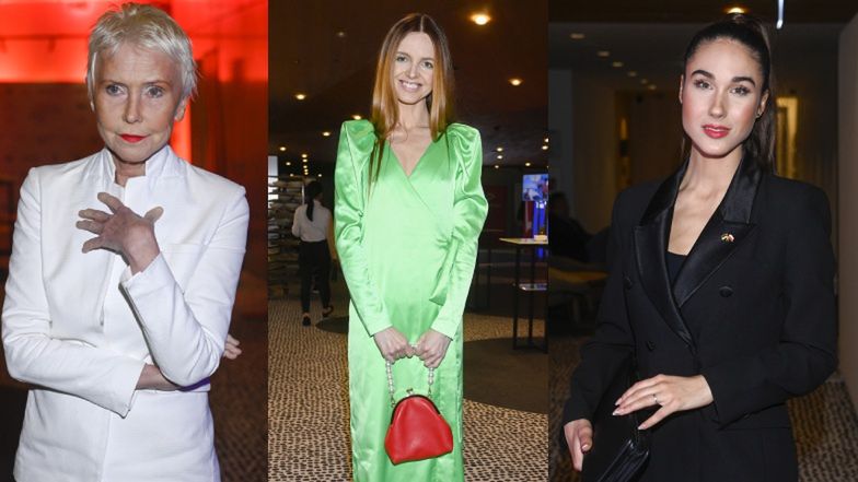 Gala Człowiek Roku 2022: Seledynowa Katarzyna Burzyńska, Ewa Błaszczyk cała na biało i Ida Nowakowska w garniturze (ZDJĘCIA)