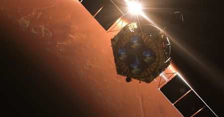 Chiński łazik na Marsie jest już prawie miesiąc. Widać go na zdjęciach z orbity, tak jak łaziki NASA