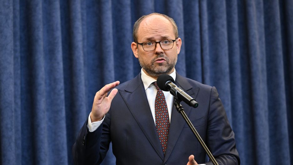 Warszawa, 28.08.2025. Sekretarz stanu w KPRP, szef Biura Polityki Międzynarodowej KPRP Marcin Przydacz podczas briefingu prasowego w Pałacu Prezydenckim w Warszawie, 28 bm. (ad) PAP/Radek Pietruszka