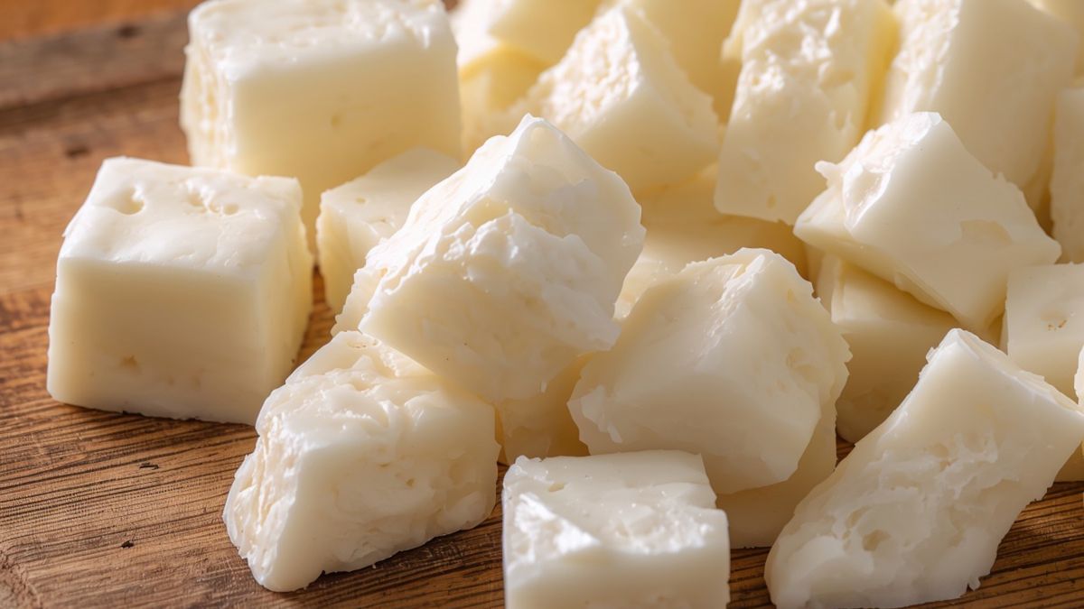 Mozzarella pokrojona w kostkę