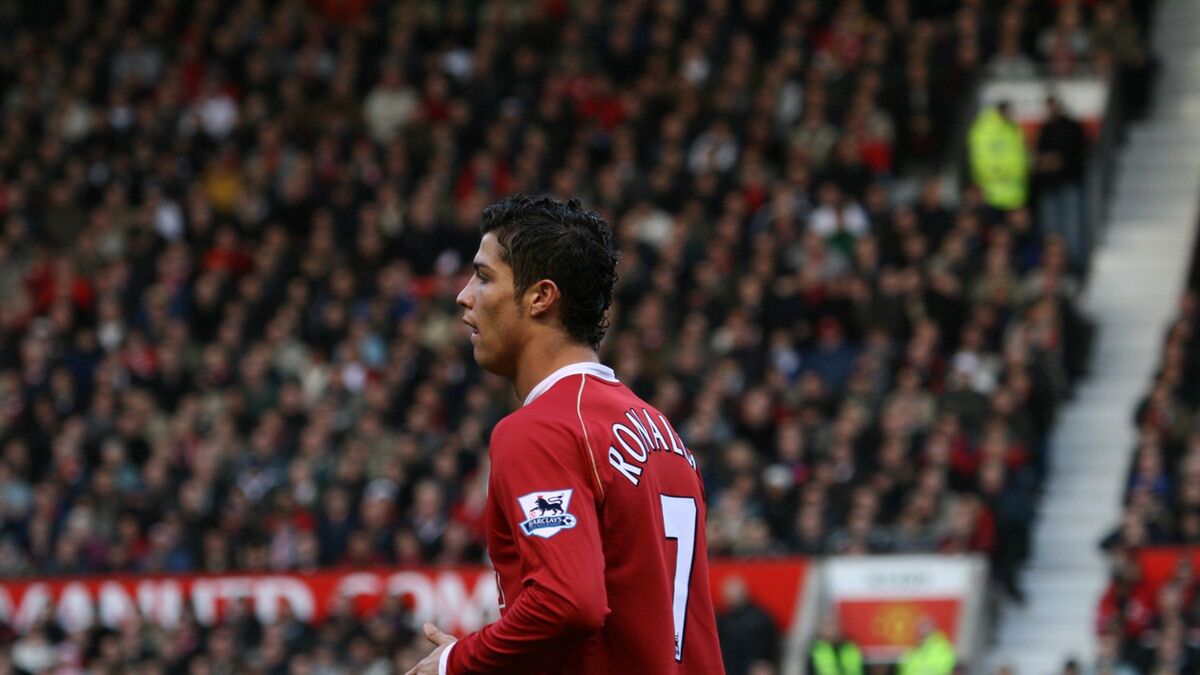 Cristiano Ronaldo w barwach Manchesteru United