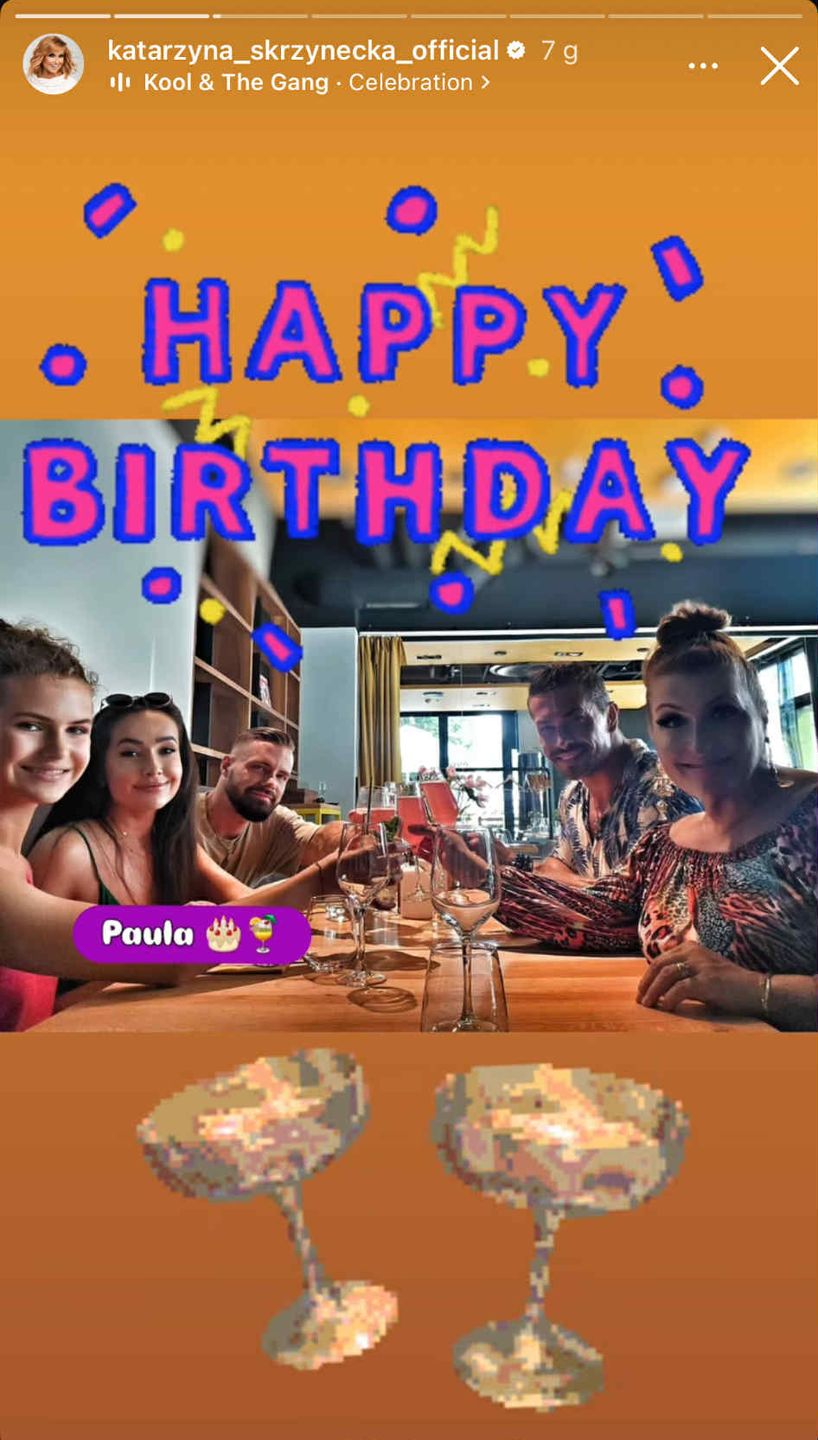 Katarzyna Skrzynecka świętuje urodziny Pauli
