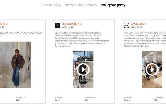 Gwiazdy napędzają wyniki na Instagramie. Te profile są najpopularniejsze w Polsce