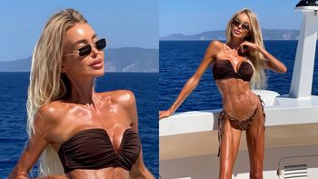 Julia Dybowska pręży ultraszczupłe ciało i KOMENTUJE wpis dotyczący jej wyglądu oraz "PRZERAŻAJĄCYCH ŻYŁ". Wybrnęła z sytuacji? (FOTO)
