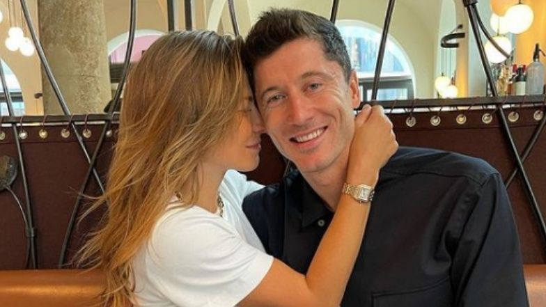 Robert Lewandowski zachwala żonę na łamach niemieckiego magazynu