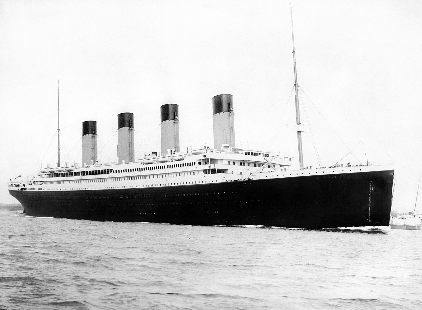 RMS Titanic opuszczający port w Southampton 10 kwietnia 1912 r

